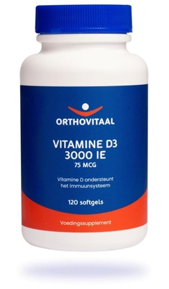 ORTHOVITAAL VITAMINE D3 3000IE 120CAPS